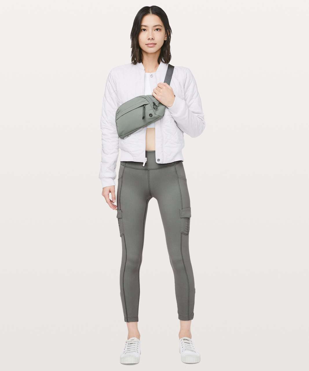 Lululemon Scenic Route 7/8 Tight *25" - Grey Sage