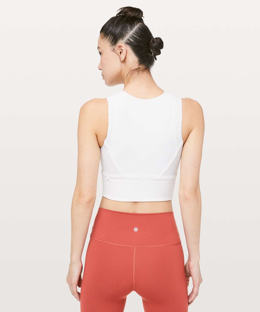 Lululemon Kick Serve Bra Texture - White