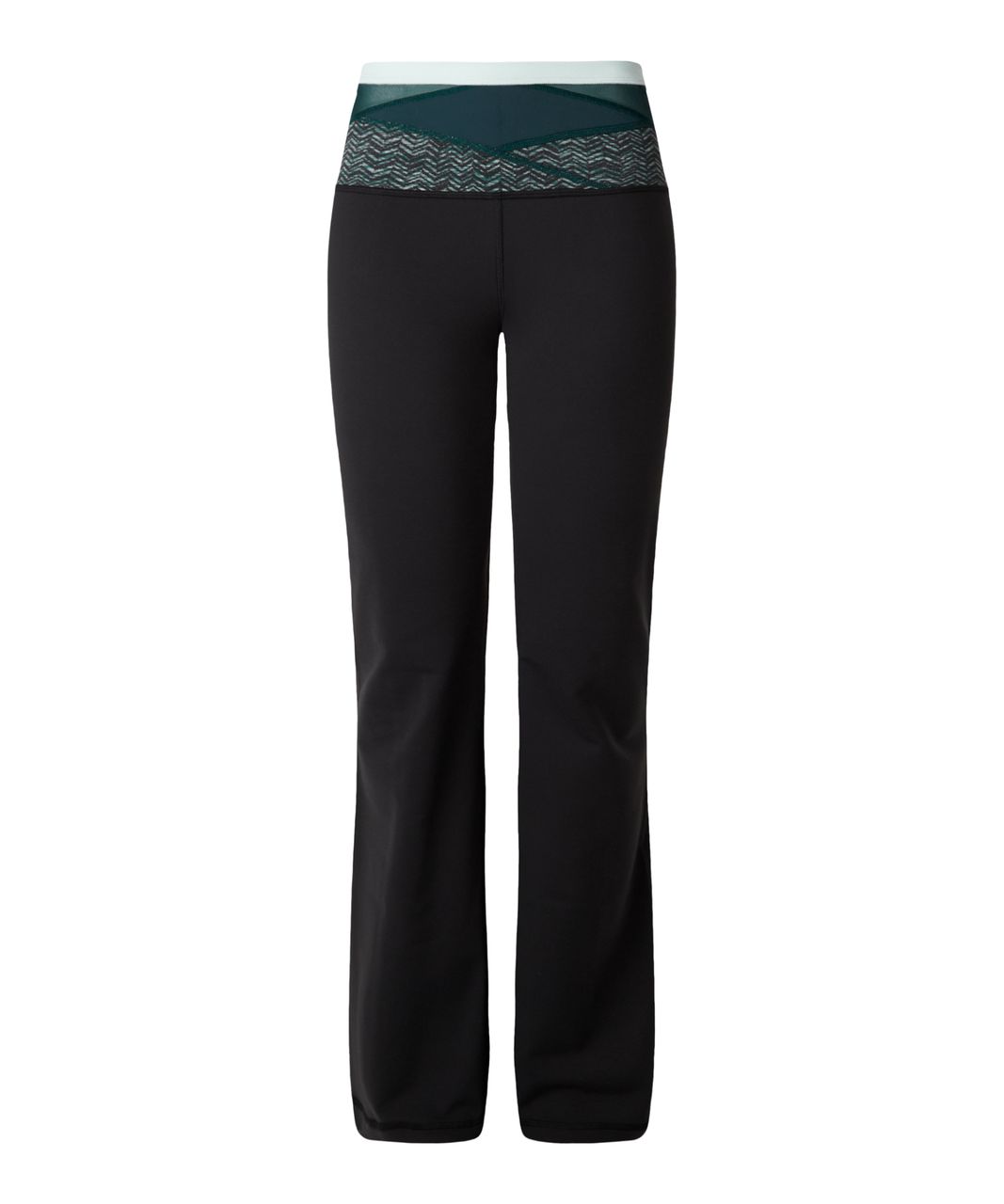 Lululemon Groove Pant III (Regular) - Black / Deep Green / Sea Mist