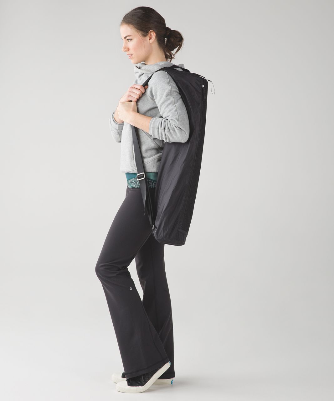 Lululemon Groove Pant III (Tall) *Full-On Luon - Black / Deep Green / Sea  Mist - lulu fanatics