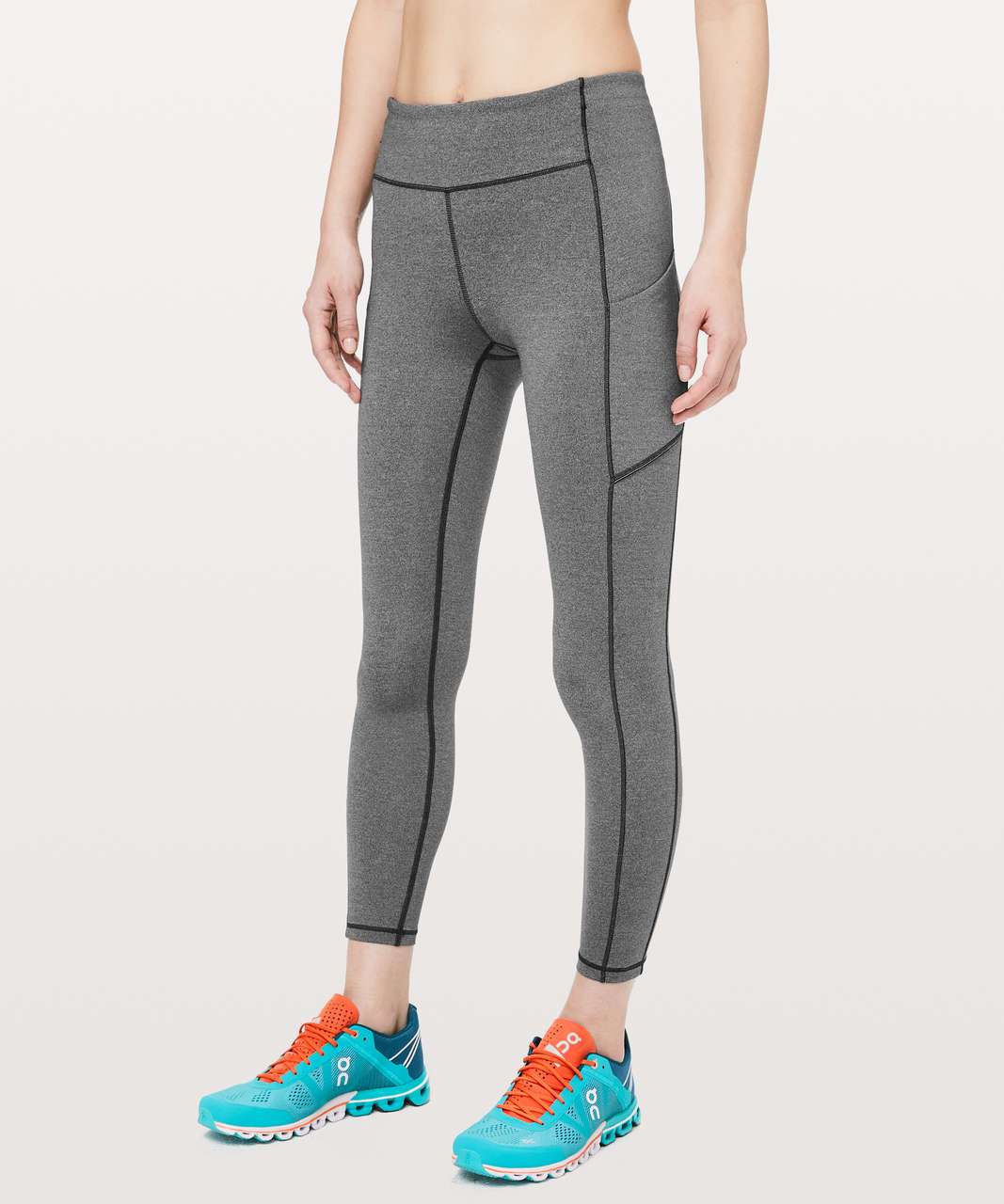 Lululemon Speed Up 7/8 Tight - Heathered Black