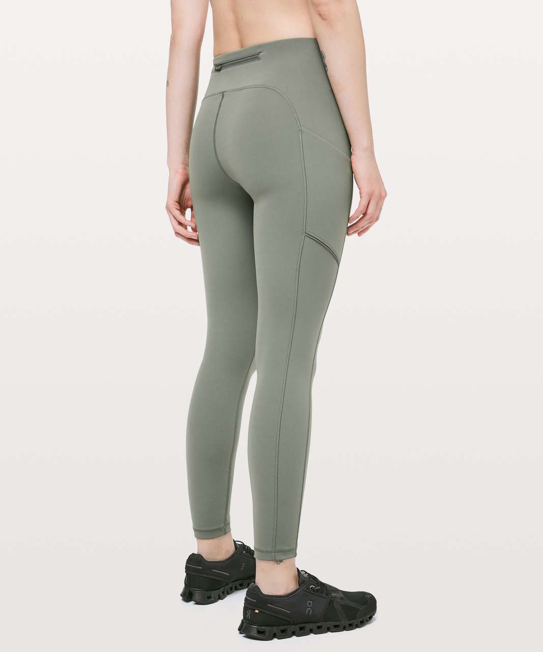 Lululemon Speed Up 7/8 Tight Grey Sage Size 10  Leggings are not pants,  Lululemon black leggings, Lululemon align leggings