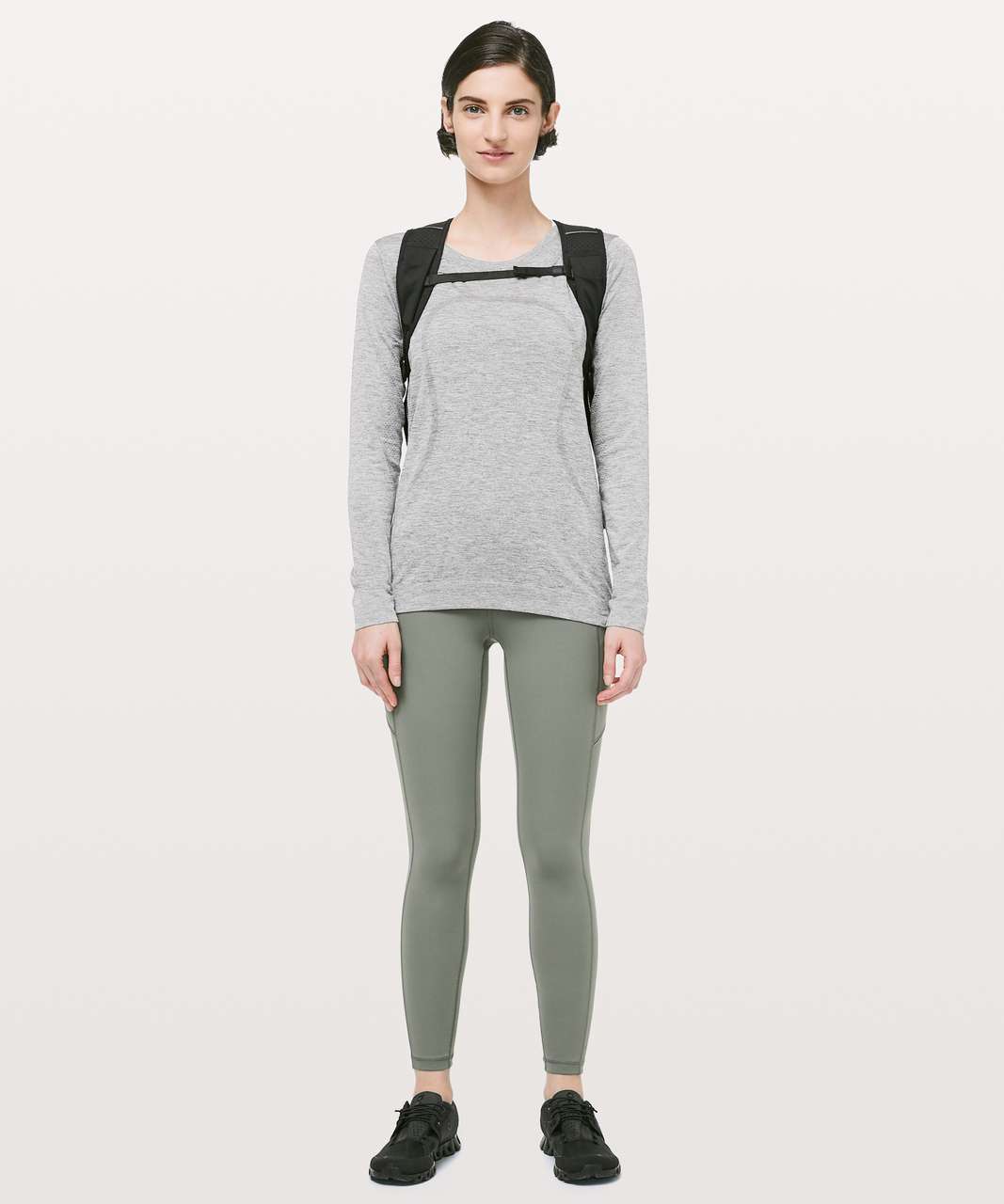 Lululemon Speed Up 7/8 Tight - Grey Sage - lulu fanatics