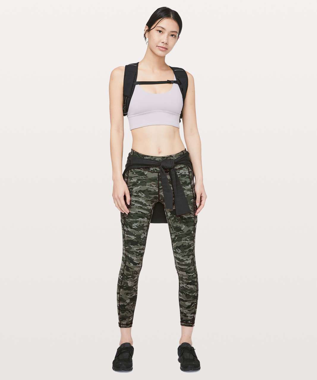 Lululemon Speed Up 7/8 Tight - Evergreen Camo Green Multi