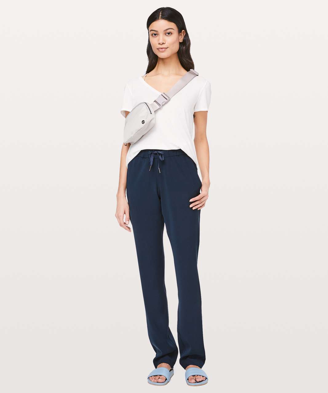 Lululemon On The Fly Wide-leg Pant In True Navy