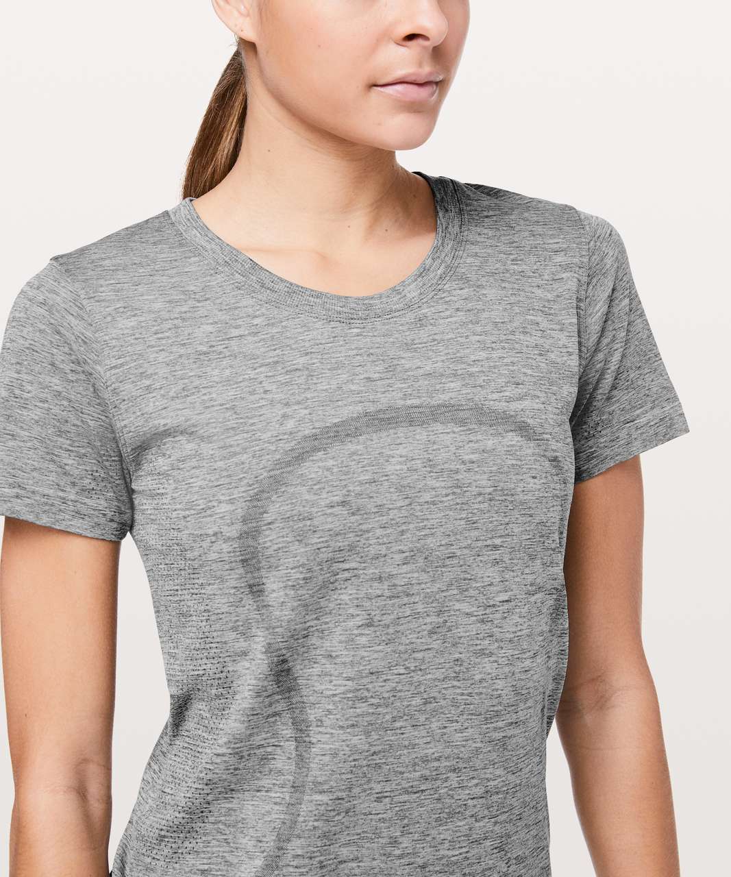 Lululemon Swiftly Tech Short Sleeve (Breeze) *Relaxed Fit - Slate / White