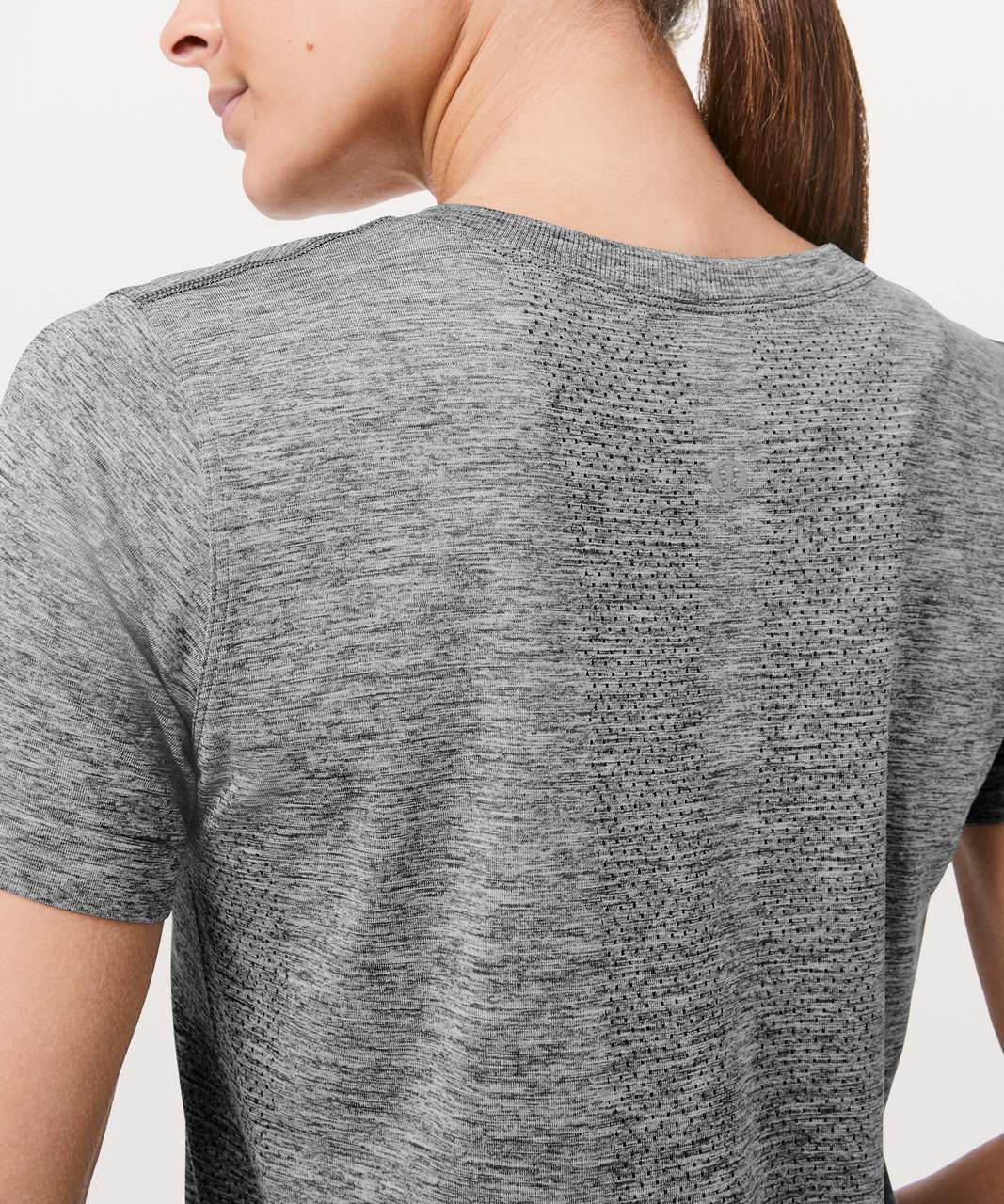 Lululemon Swiftly Tech Short Sleeve (Breeze) *Relaxed Fit - Slate / White