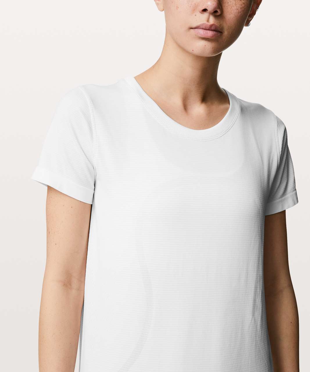 Lululemon Swiftly Tech Short Sleeve (Breeze) *Relaxed Fit - White / White