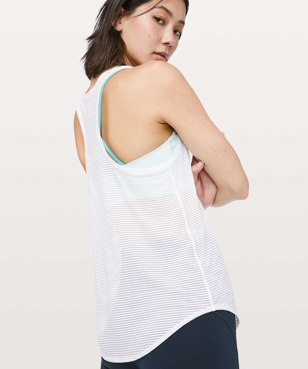 lululemon mesh tank top