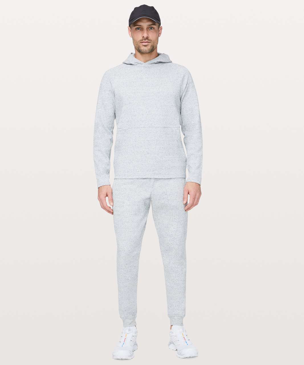 Lululemon At Ease Jogger - Heathered Melody Light Grey / Black