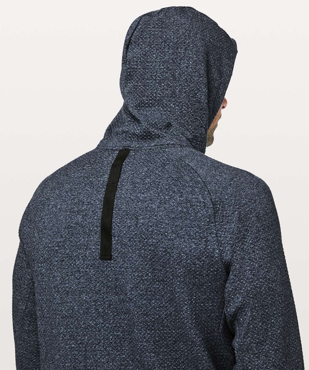 Lululemon At Ease Hoodie - Heathered Speckled Jet Blue / Black