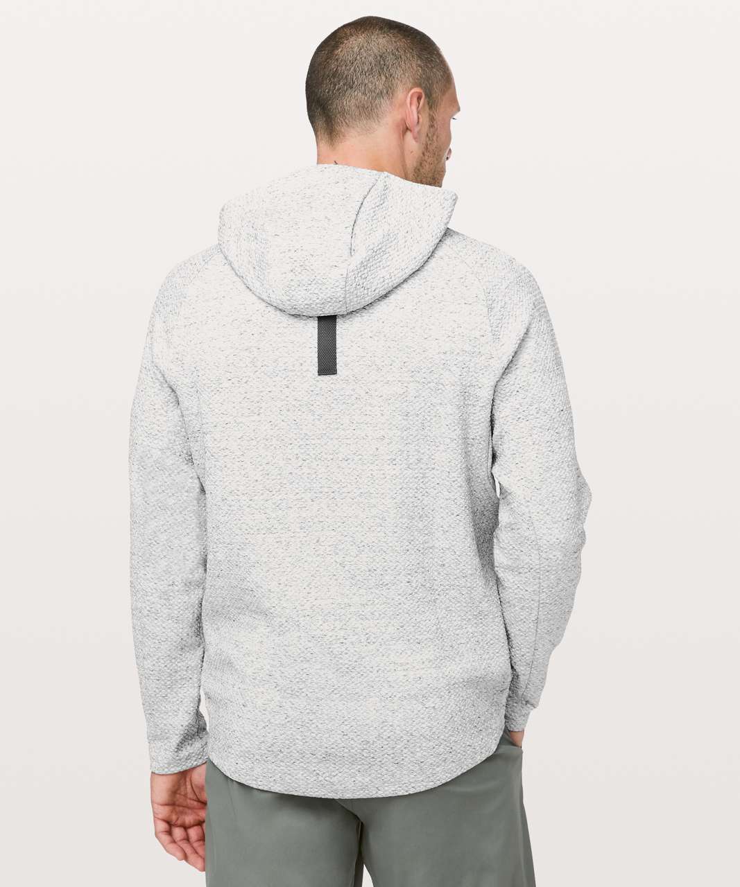 Lululemon At Ease Hoodie - Heathered Melody Light Grey / Black