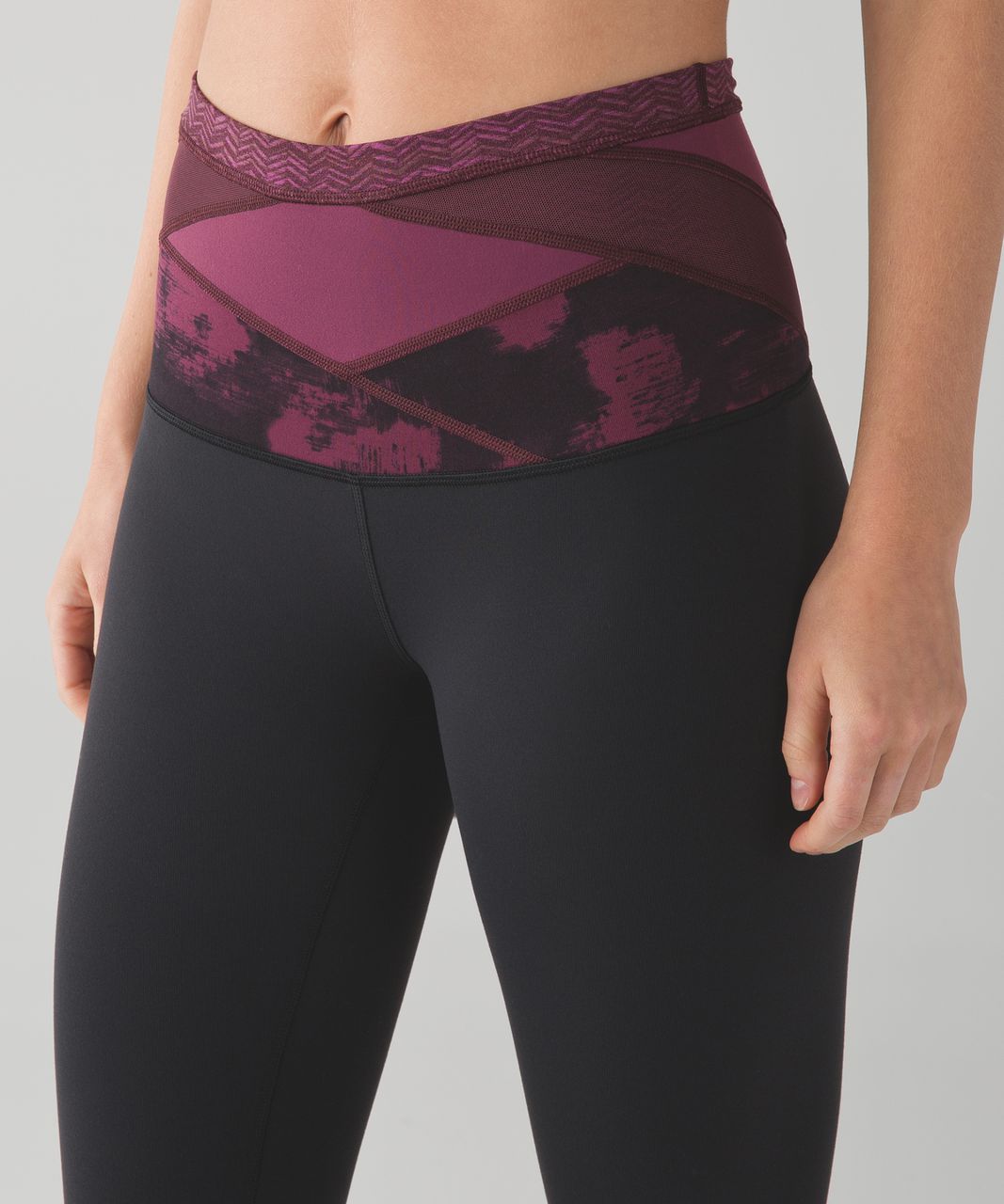 Lululemon Athletica Wunder Under III Leggings Static Mist Black