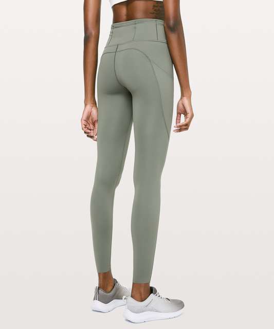 Lululemon Fast and Free High-Rise Tight 28 *Non-Reflective Suede