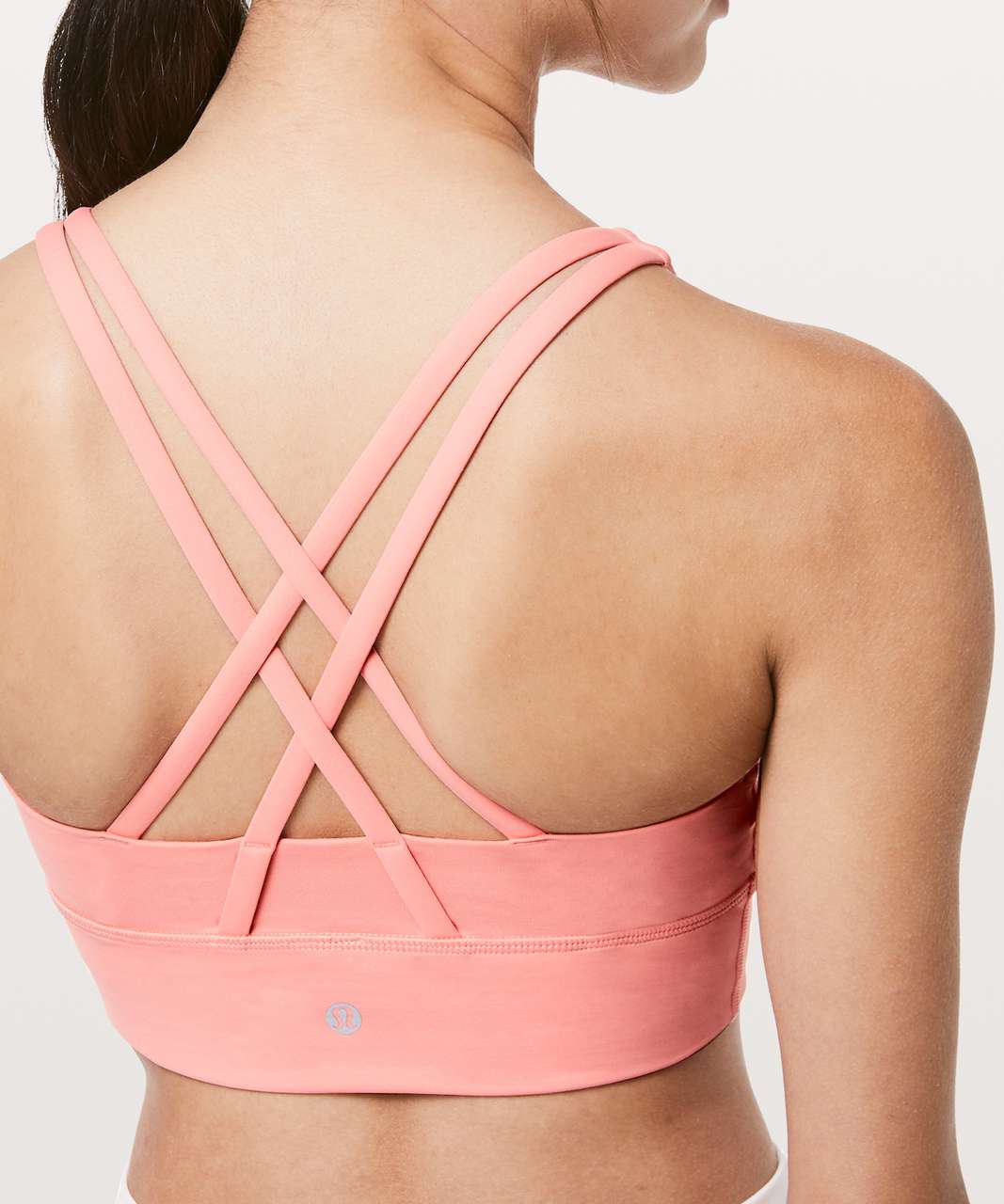 Lululemon Energy Bra *Long Line - Light Coral