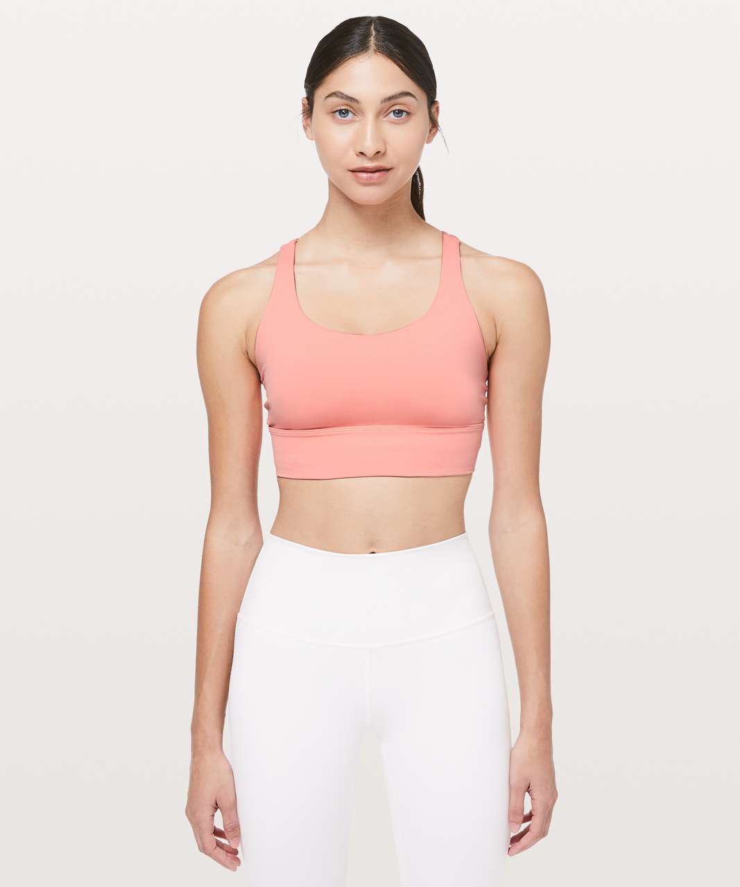 Lululemon Energy Bra *Long Line - Light Coral