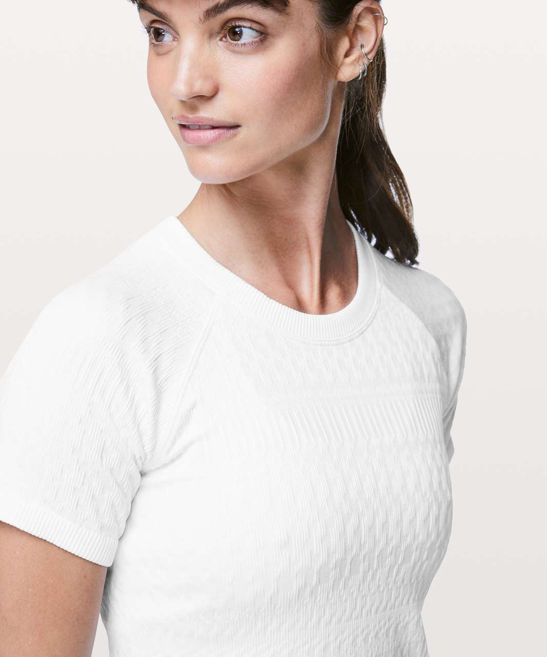 Lululemon Rest Less Short Sleeve - White / White