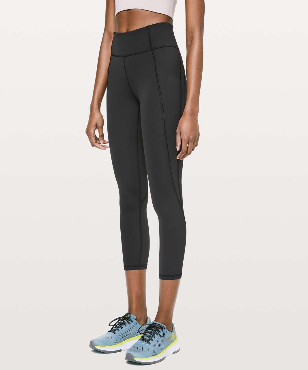 Lululemon Time To Sweat Crop *23 - Black - lulu fanatics