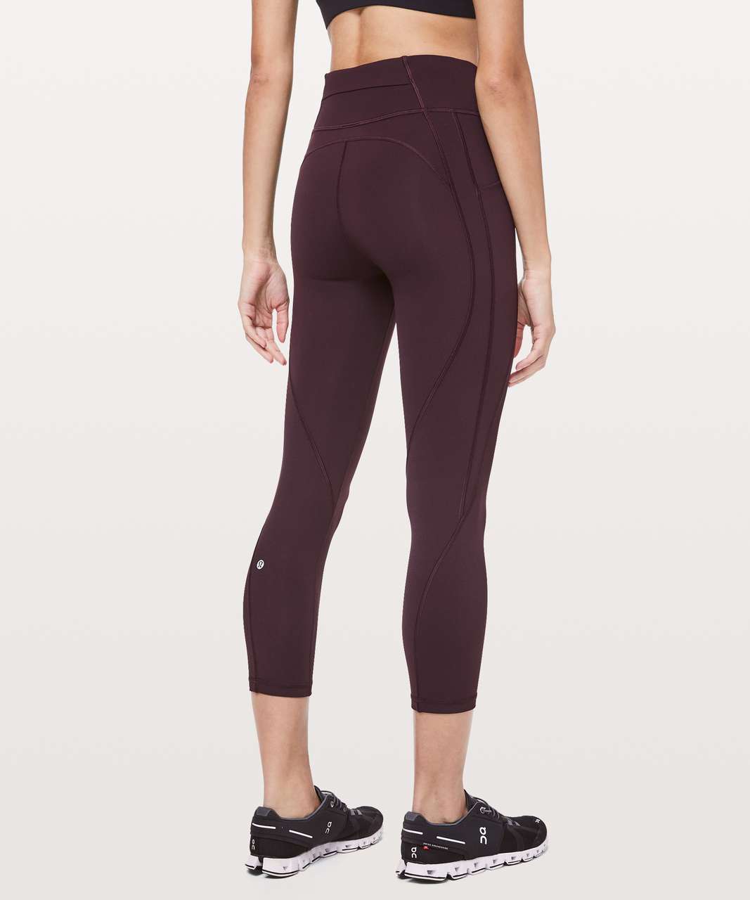 Lululemon Time To Sweat Crop *23" - Plum Shadow