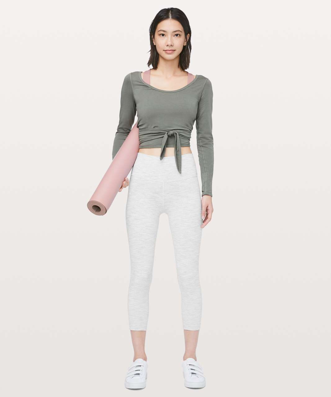 Lululemon Wunder Under Crop (High-Rise) *Luxtreme 21" - Wee Are From Space Nimbus Battleship