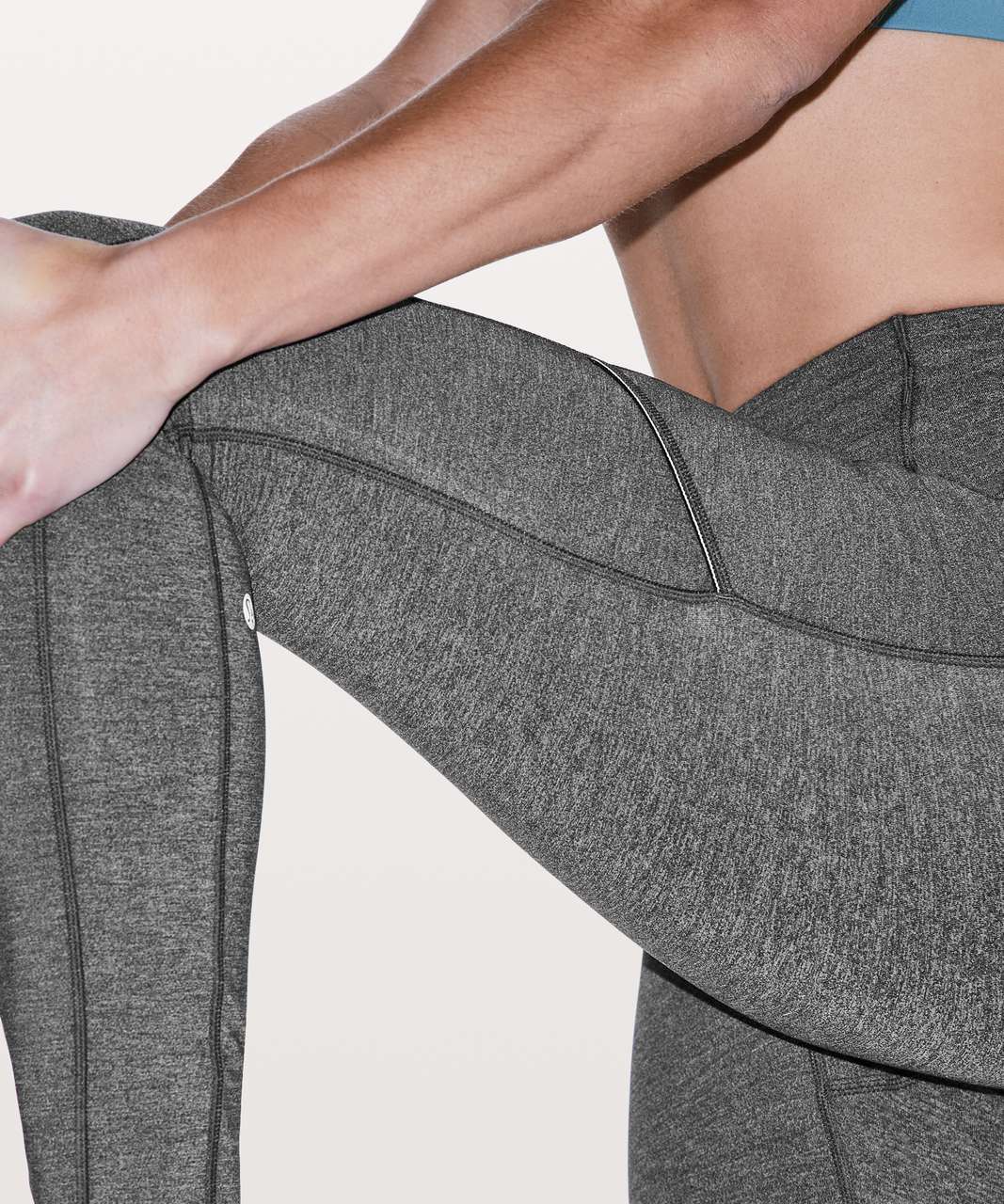 Lululemon Speed Up Tight 28 - Heathered Black - lulu fanatics