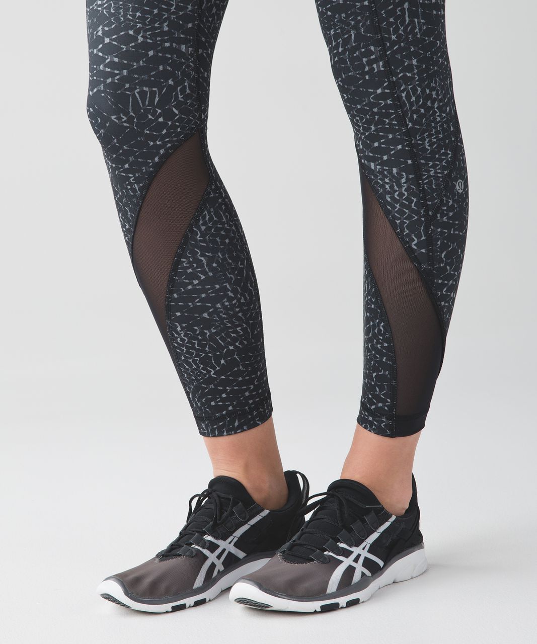 Lululemon Inspire Tight II - Animal Swirl Embossed Black / Black - lulu  fanatics