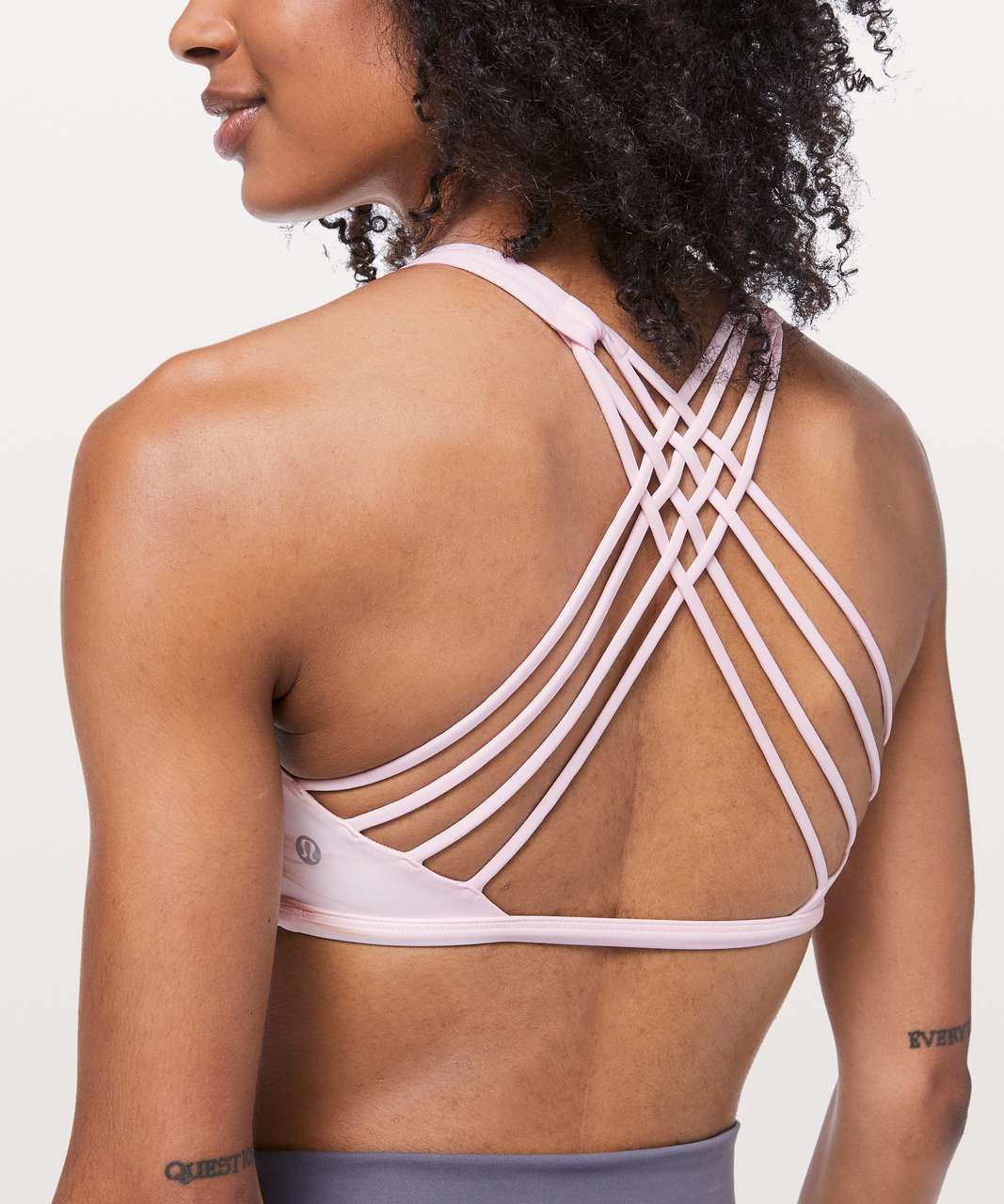 Lululemon pink/grey free to be wild bra Pink - $40 (16% Off Retail) - From  Taylor