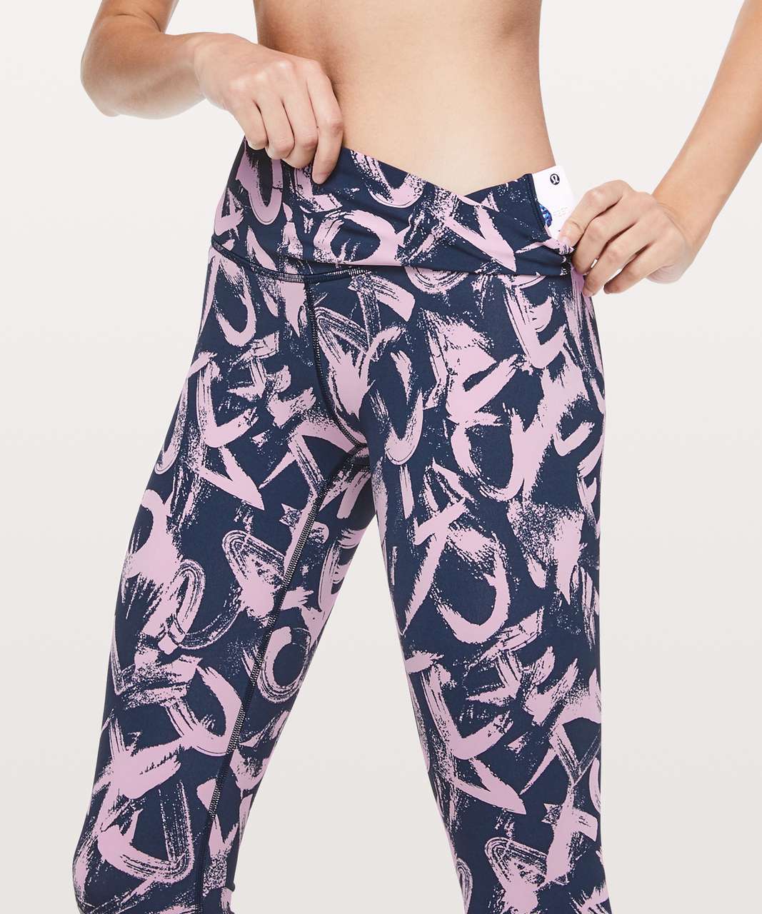 Lululemon Wunder Under High-Rise Tight *Full-On Luxtreme 28" - Graffiti Pop Antoinette True Navy