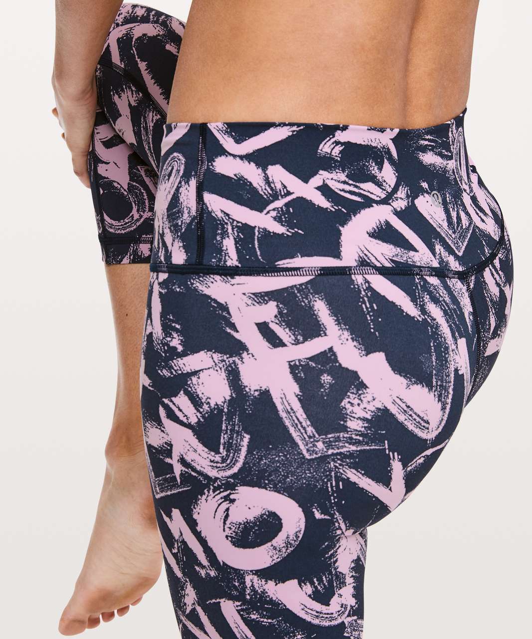 Lululemon Wunder Under Crop (High-Rise) *Full-On Luxtreme 21" - Graffiti Pop Antoinette True Navy