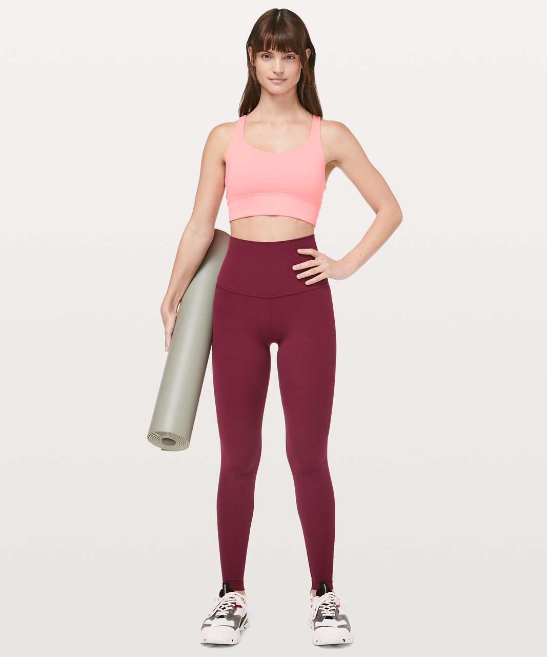 NEW LULULEMON Align 25 Pant 6 Ruby Red Berry Mauritius