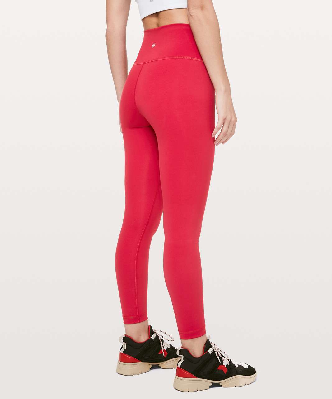 Lululemon High Rise Wunder Under Pants Leggings Red Grape Black 8 - $79 -  From Kelly