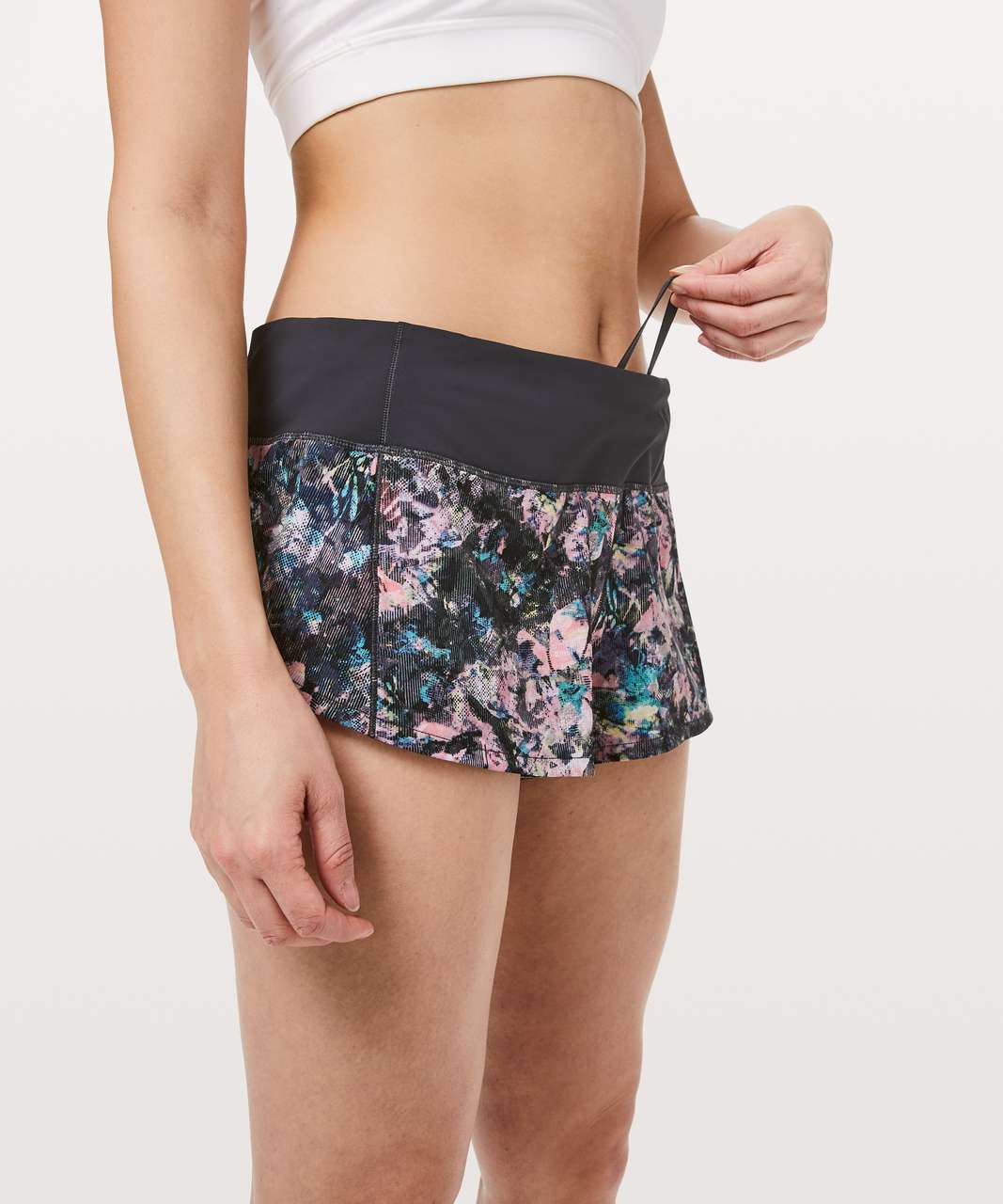 Lululemon Speed Up Short *2.5" - Dappled Daze Multi / Obsidian