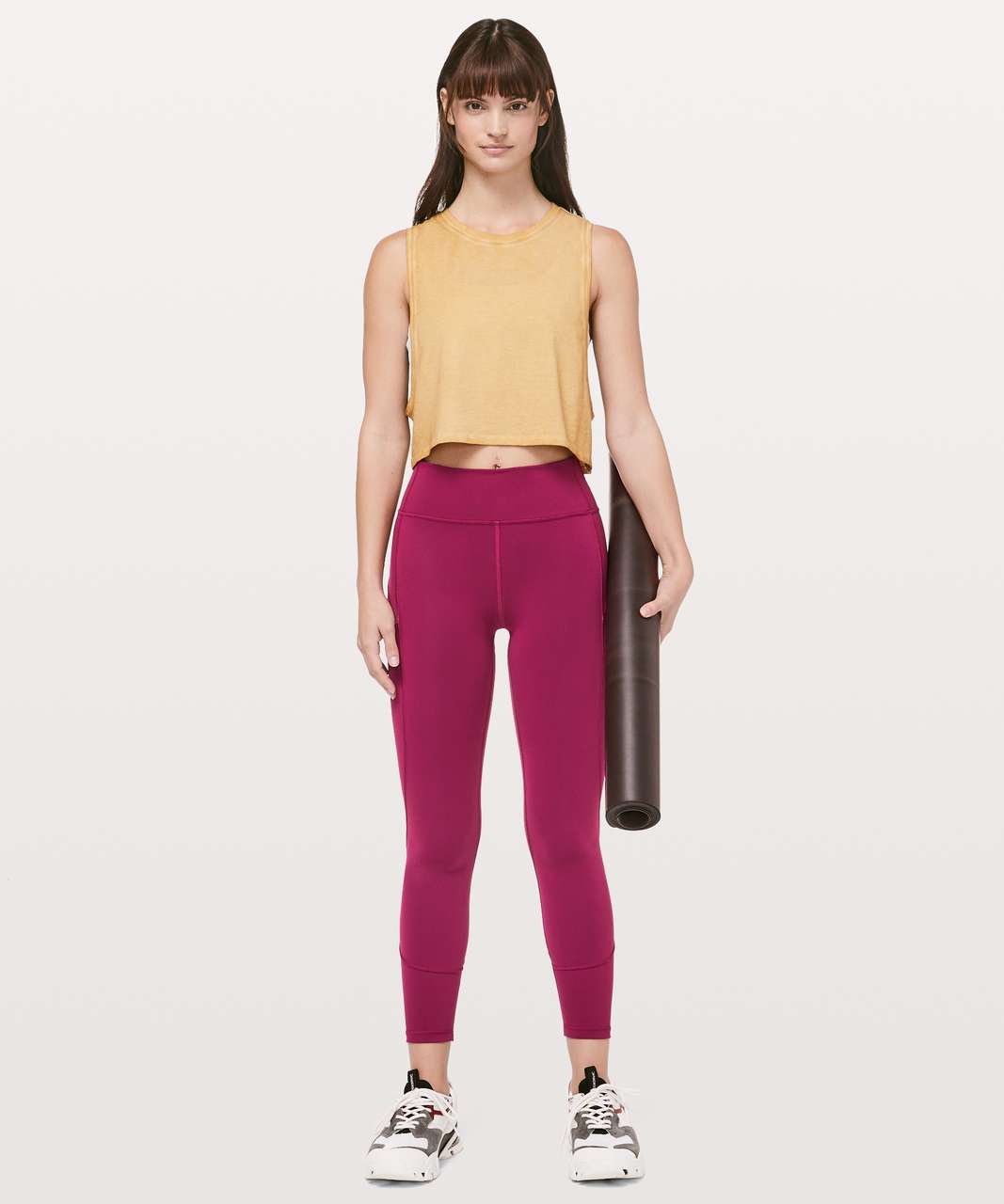 Lululemon In Movement 7/8 Tight *Everlux 25" - Star Ruby