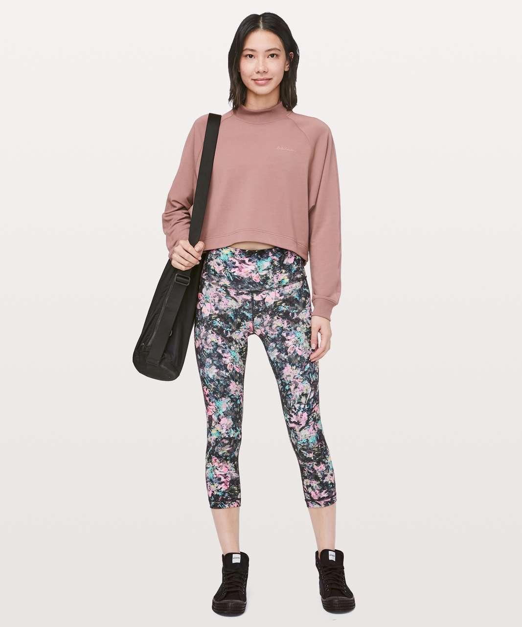 Lululemon Wunder Under Crop Leggings Floral Daze 4