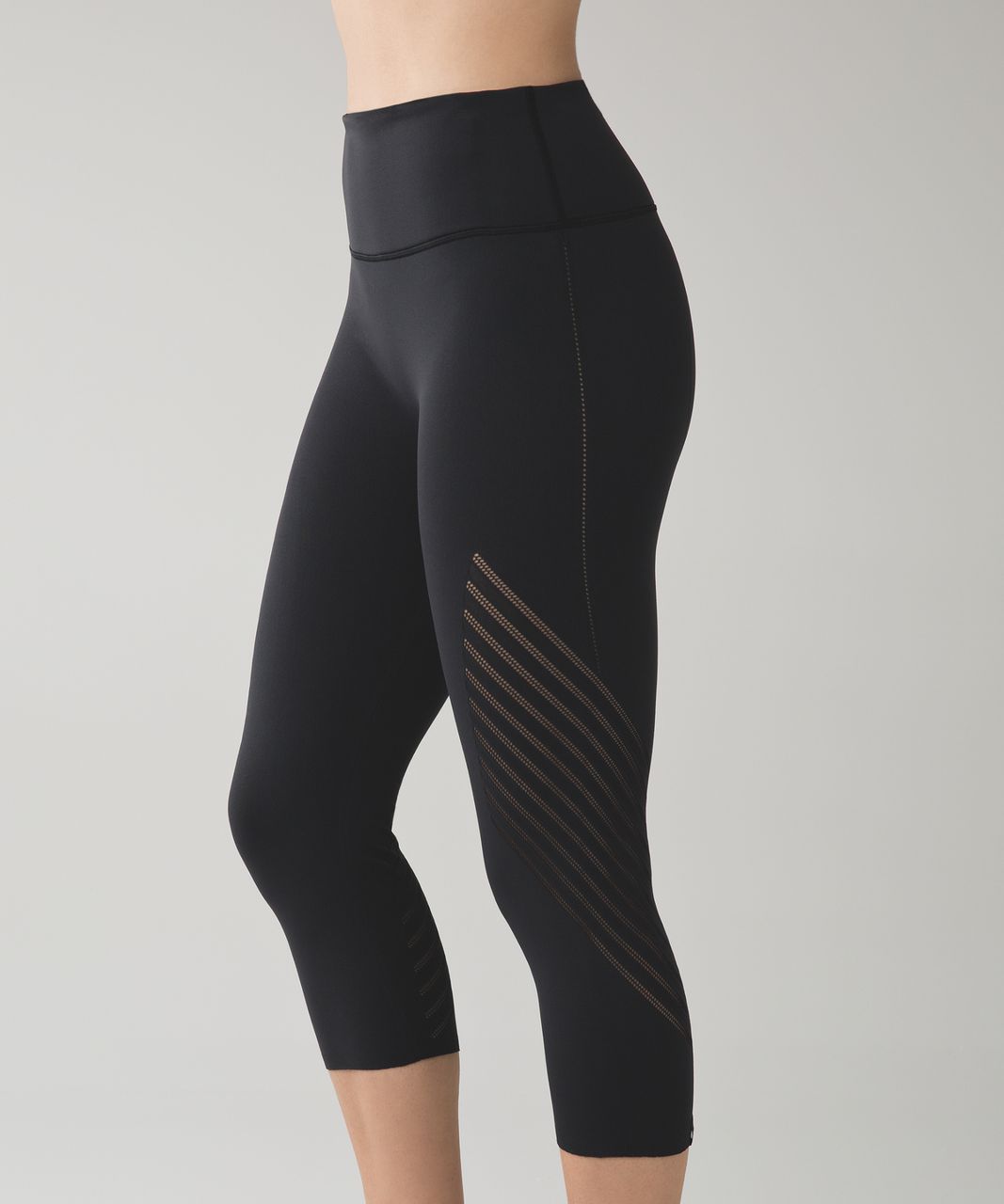 Lululemon Enlighten Crop - Black - lulu fanatics