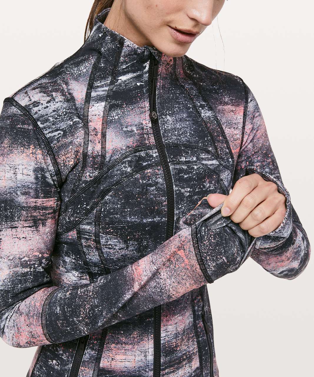 Lululemon Define Jacket - Azurite Poppy Coral Multi