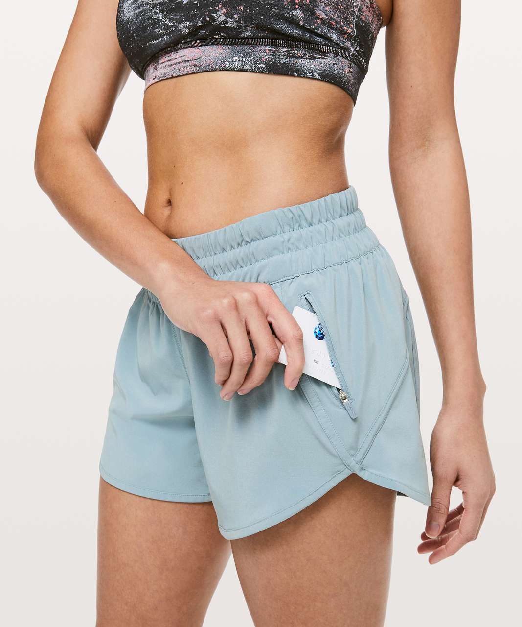 Lululemon Tracker Short V *4" - Blue Cast