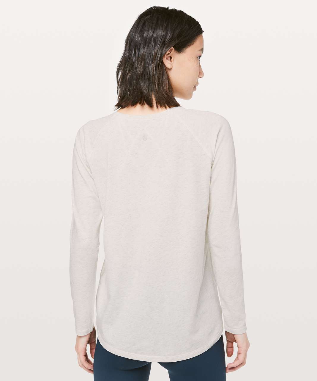 Lululemon Emerald Long Sleeve - Heathered Dove Grey (First Release)