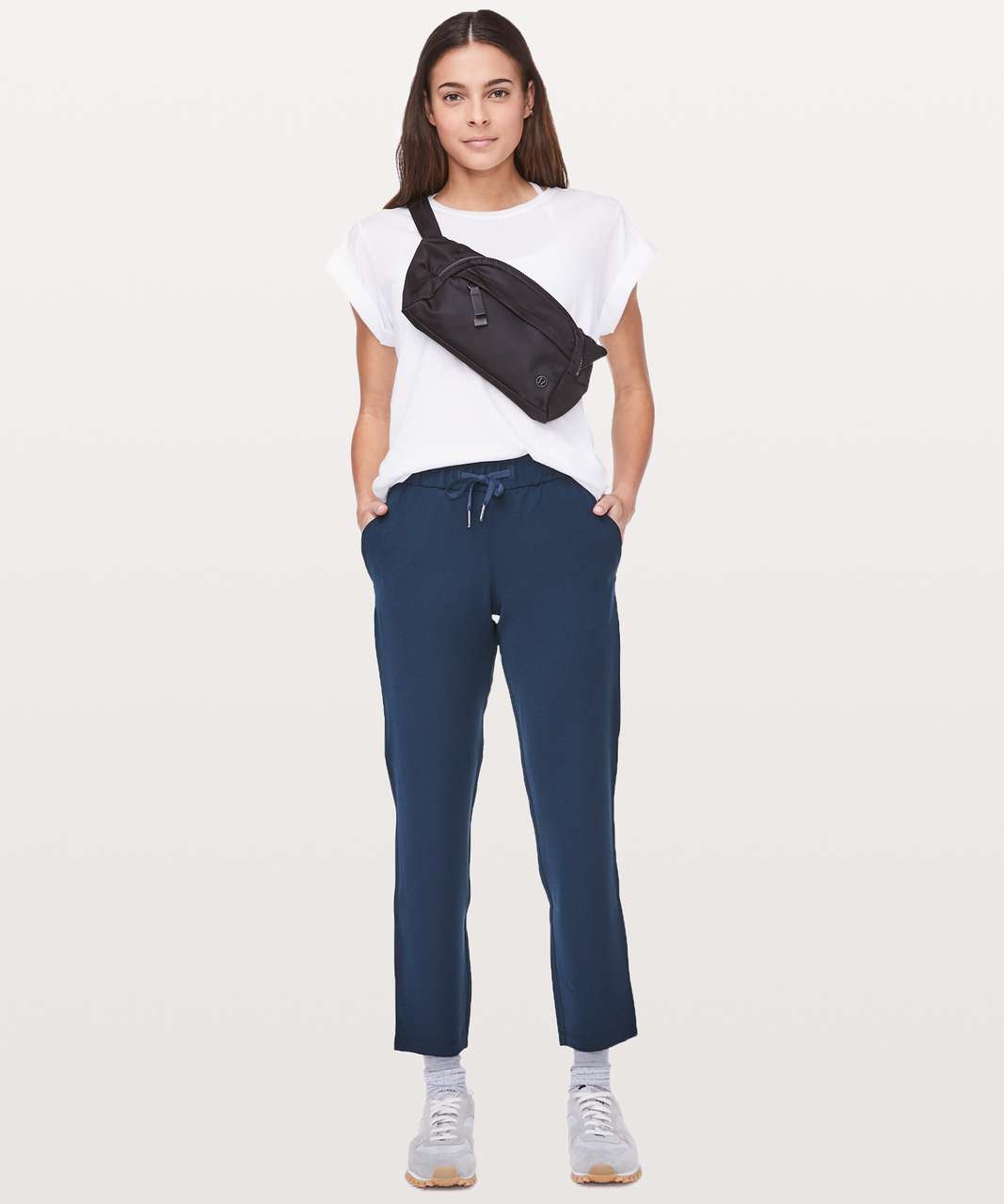 Lululemon On the Fly Wide-Leg 7/8 Pant *Woven - True Navy - lulu fanatics