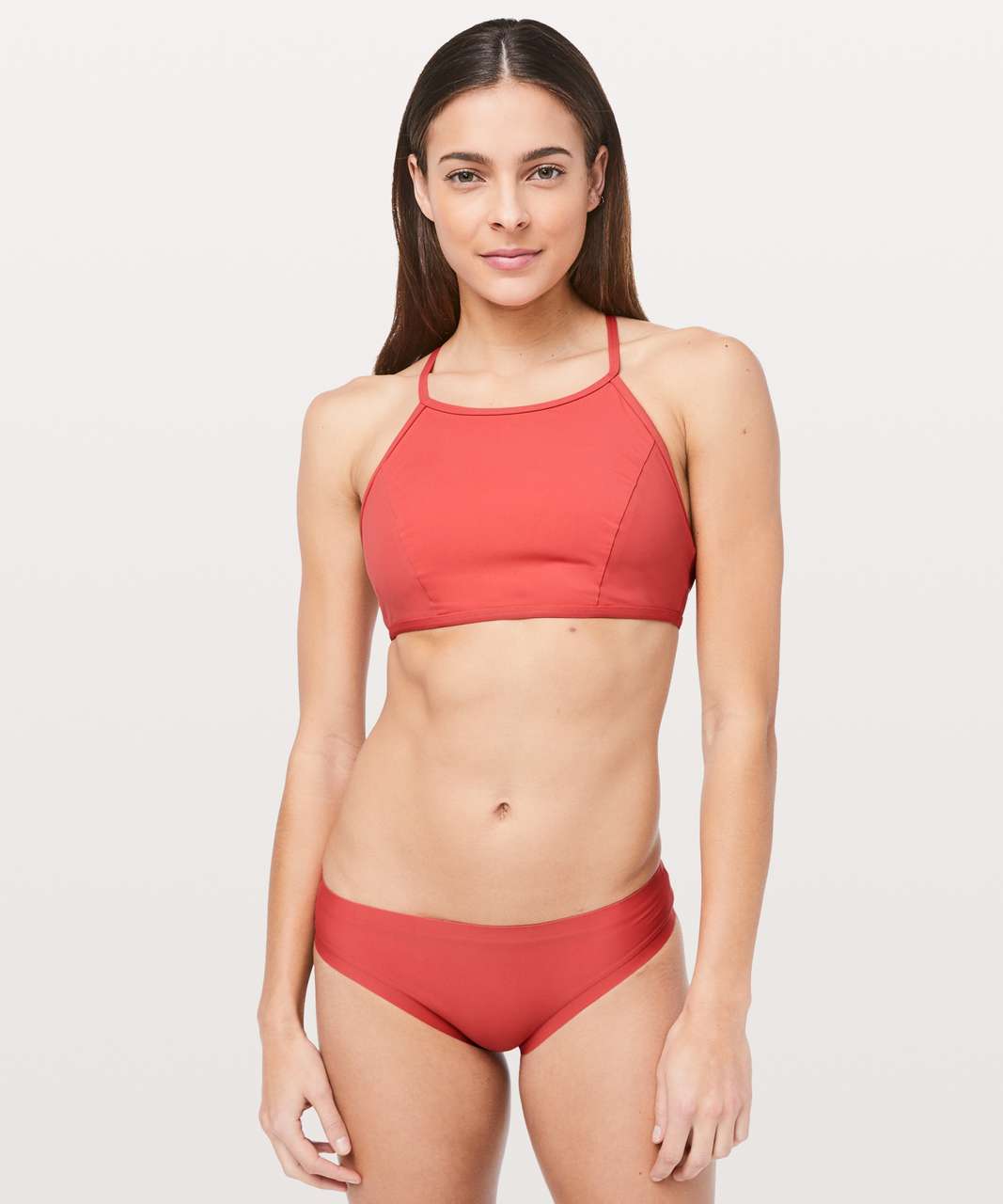 Lululemon See The Sea Swim Top - Poppy Coral