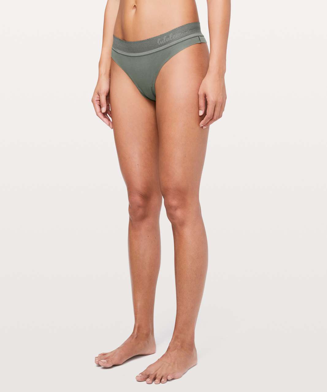 Lululemon Ever Essentials Thong - Grey Sage