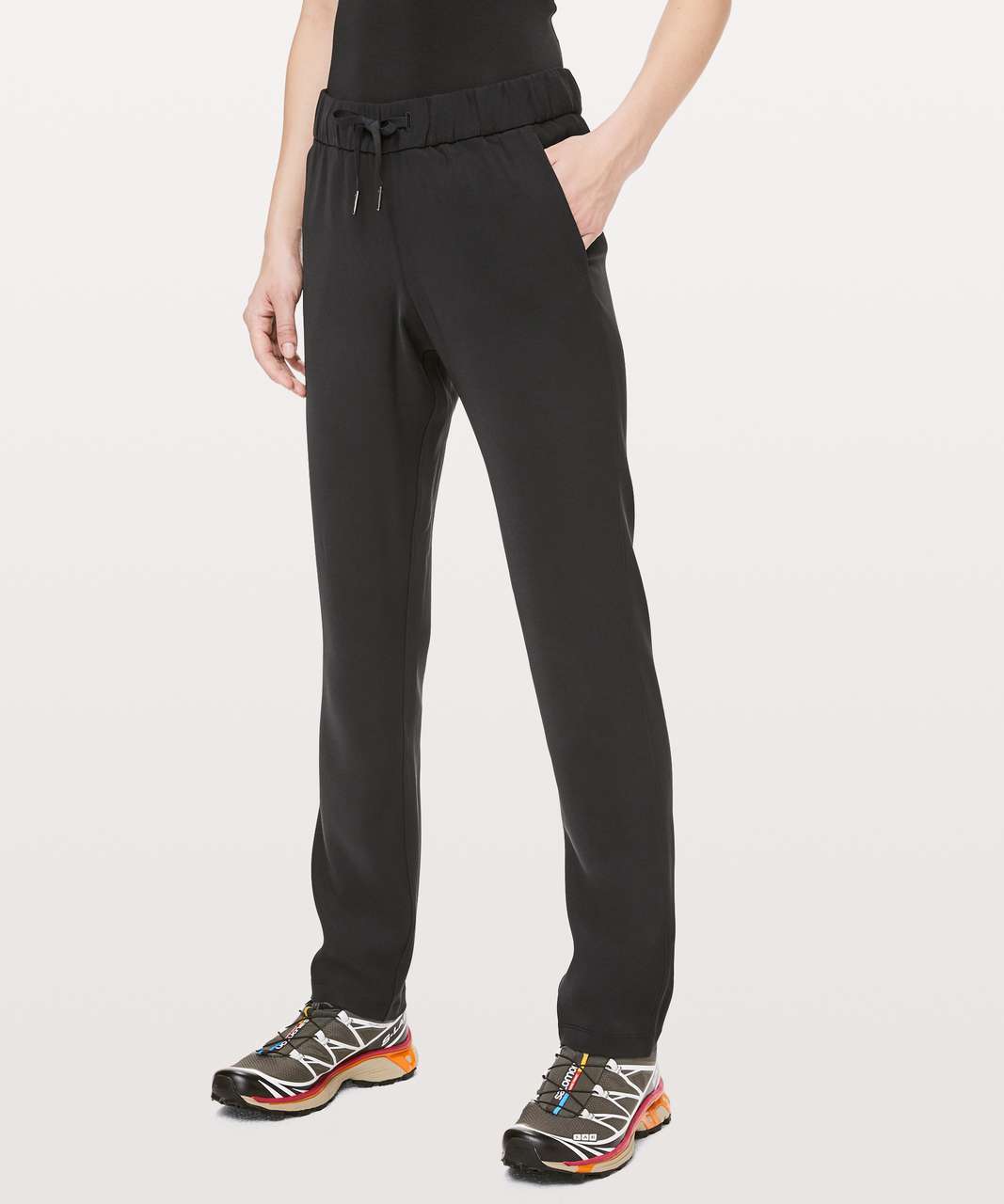 Lululemon On The Fly Pant *Woven Full Length 31 - Black - lulu