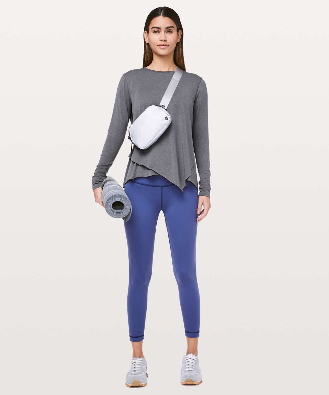 Lululemon Sweetest Day Long Sleeve *Tencel - Heathered Titanium