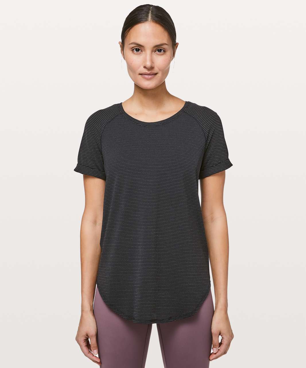 Lululemon Open Up Tie Back Tee - Black (First Release)