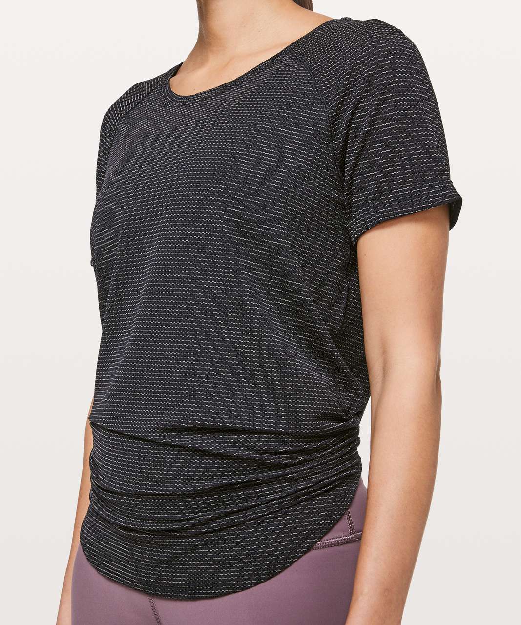 Lululemon Open Up Tie Back Tee - Black (First Release)