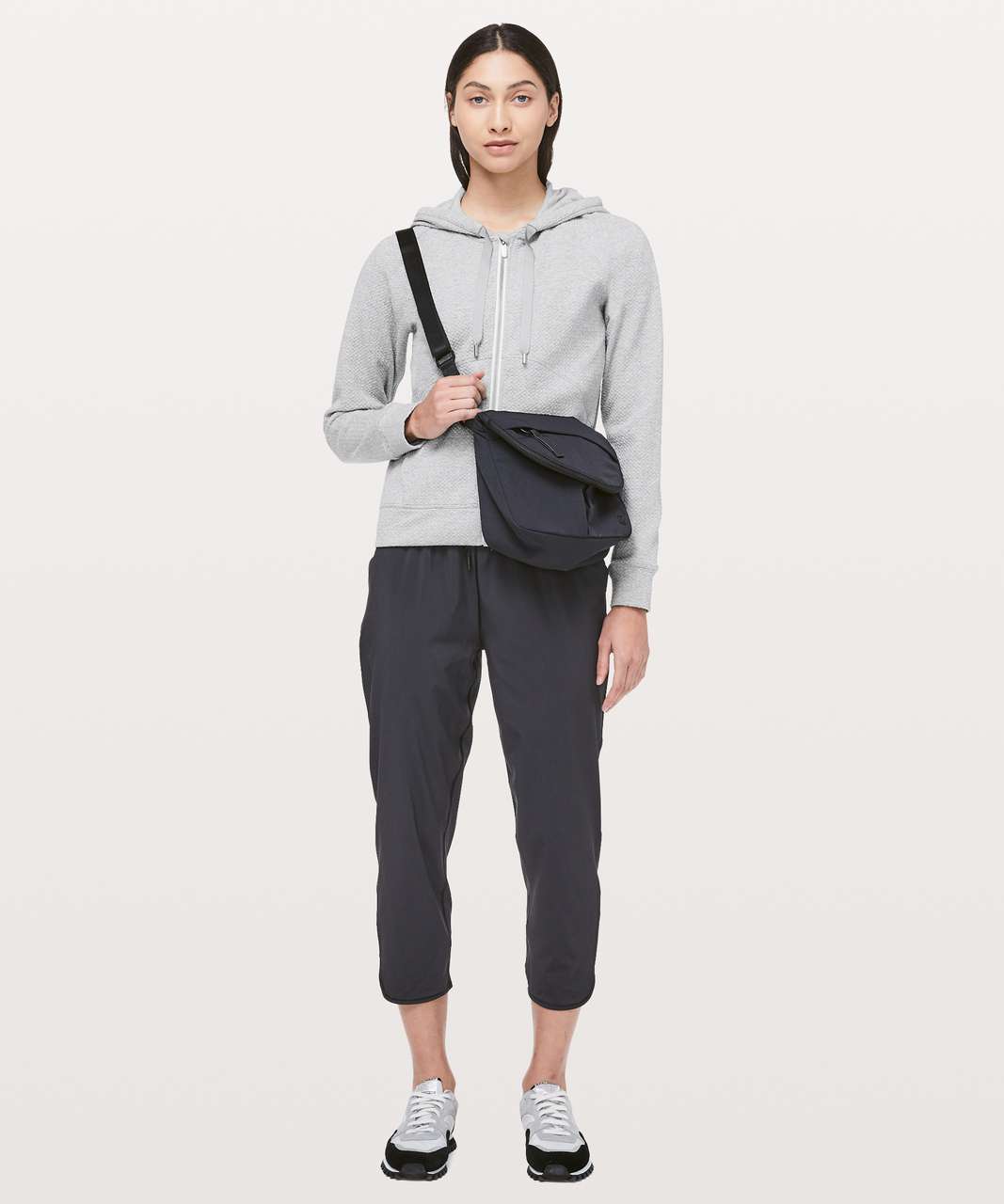 Lululemon Catch A Moment Zip Hoodie - Heathered Core Light Grey