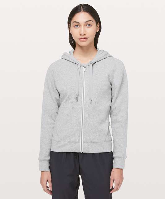 Lululemon Catch A Moment Zip Hoodie - Heathered So Merlot / So Merlot ...