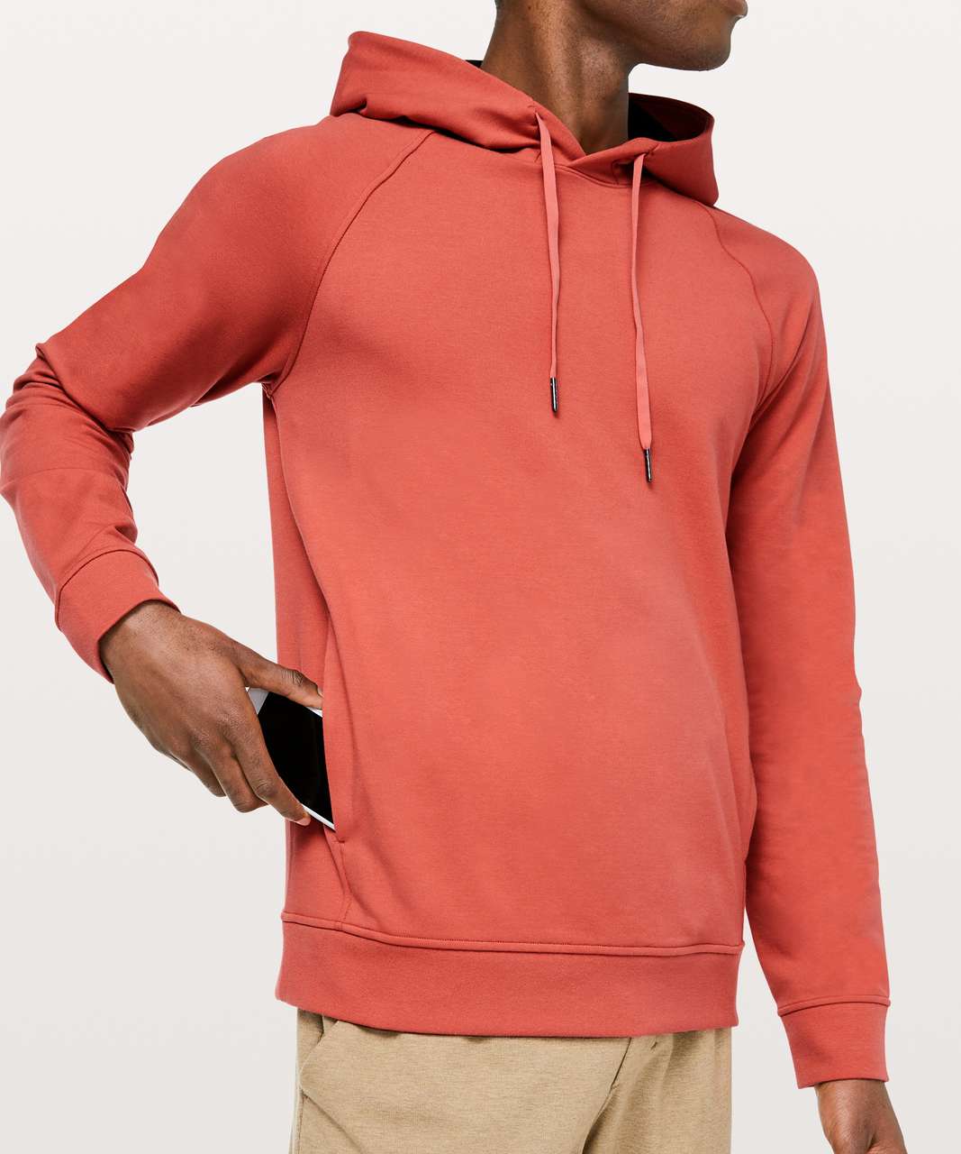 lululemon athletica Gridliner Fleece Hoodie in Red