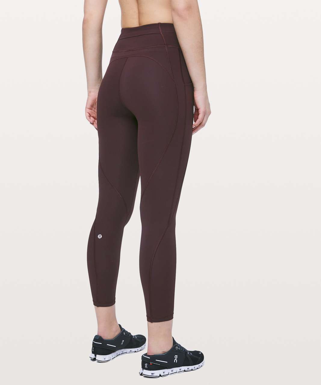 Lululemon Time To Sweat 7/8 Tight 25 - Plum Shadow - lulu fanatics