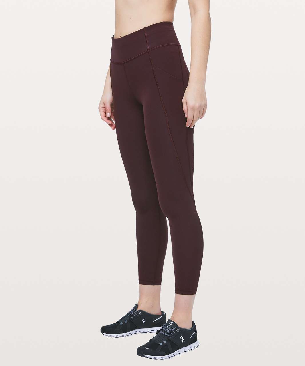 Lululemon Time To Sweat 7/8 Tight 25" - Plum Shadow